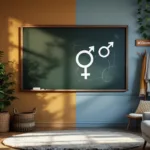 eine lehrerin erläutert, wie die verwendung von gendersprache ihre kleinstadt in zwei gegensätzliche lager spaltet und kontroverse debatten auslöst.