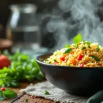 entdecken sie das rezept, bei dem das mischen dieser zutaten mit reis ihr zuhause mit einem verlockenden duft erfüllt.