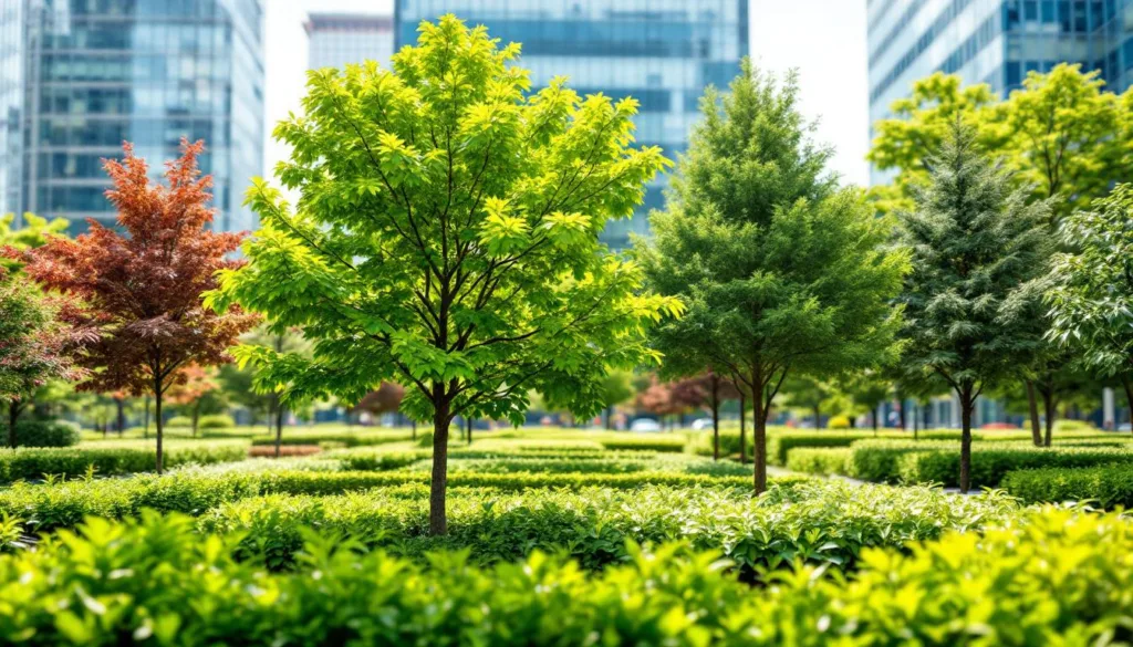 entdecken sie, wie das pflanzen von 10 verschiedenen baumsorten in meinem stadtgarten einen erstaunlichen co₂-effekt erzielt und zur urbanen klimaverbesserung beiträgt.