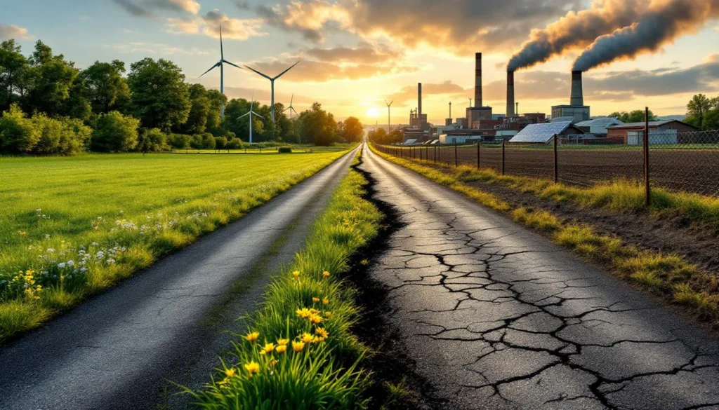 junge klimaaktivisten enthüllen, wie alte umweltsünden ganze dörfer entzweit haben und zeigen wege auf, um gemeinsam für eine nachhaltige zukunft zu kämpfen.