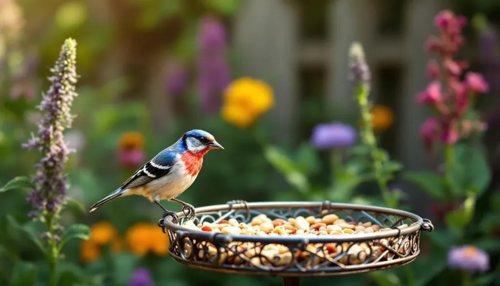 Verwandeln Sie Ihren Garten-Metallschrott in eine selbstgemachte Vogel-Futterstelle
