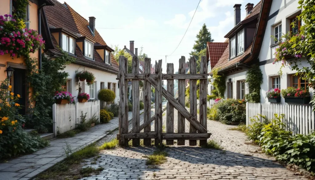 ein nachbarschaftsstreit, der weder durch gericht noch anwalt gelöst wird, und das ganze dorf in zwei lager spaltet.